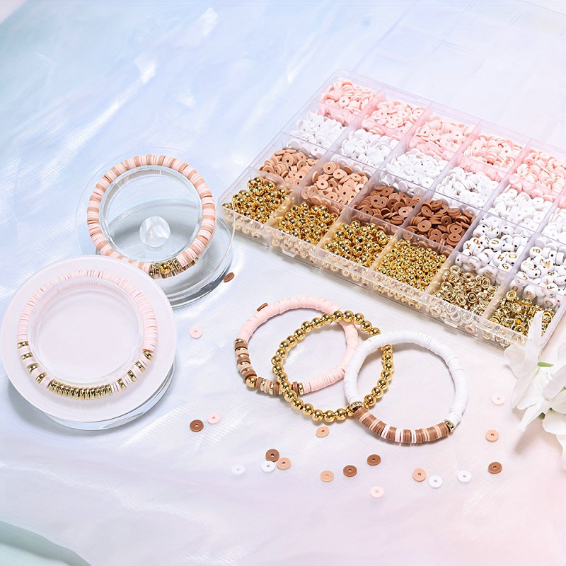 Style DIY Clay Beads Bracelet  - Jewelry Making For Birthday Party incelemesi ve fiyatı