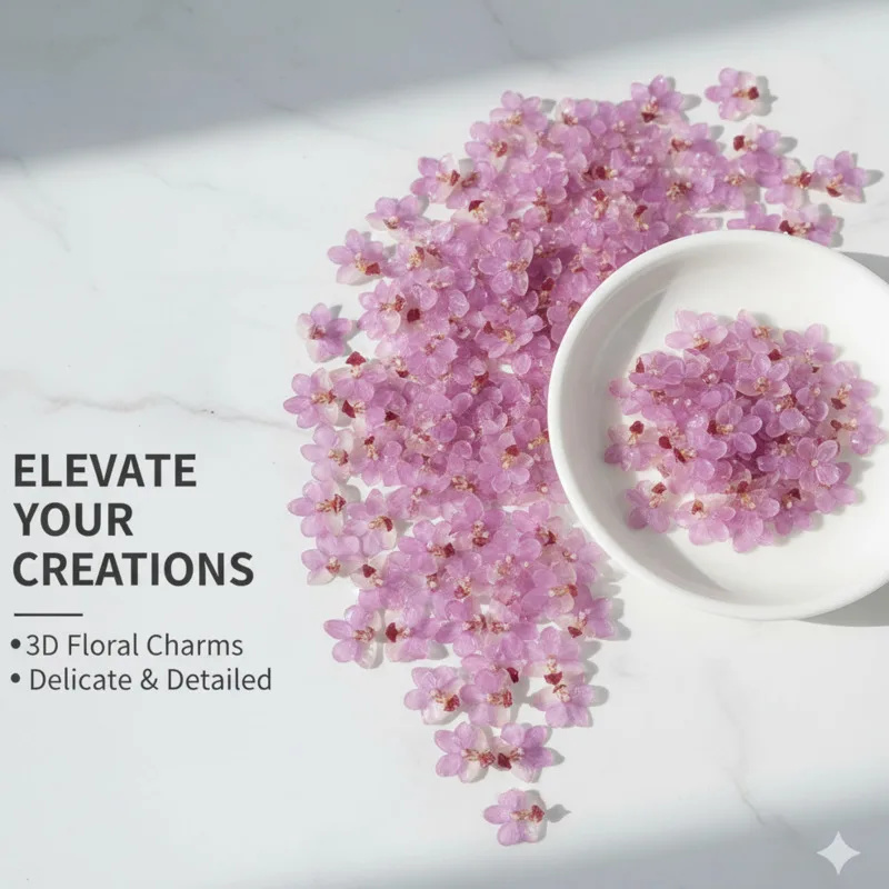 DIY Jewelry Natural Pink Resin - Jewelry Making For Birthday Party incelemesi ve fiyatı