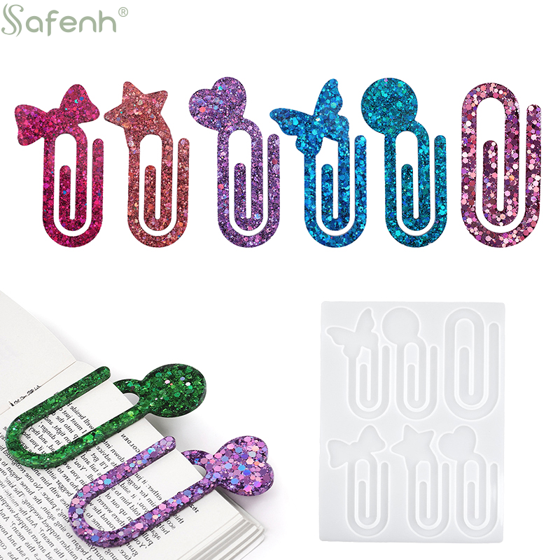 1PC Silicone Paperclip Bookmar - Jewelry Making Books incelemesi ve fiyatı