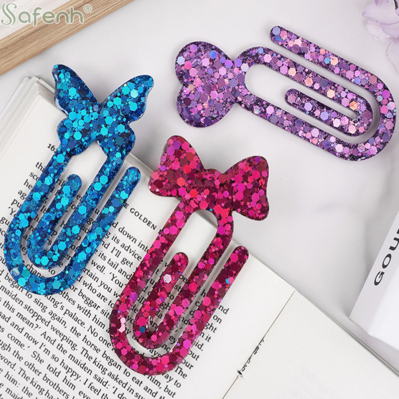 1PC Silicone Paperclip Bookmar - Jewelry Making Books incelemesi ve fiyatı