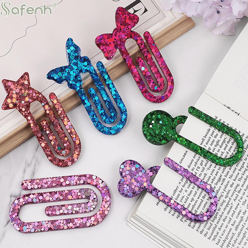 1PC Silicone Paperclip Bookmar - Jewelry Making Books incelemesi ve fiyatı
