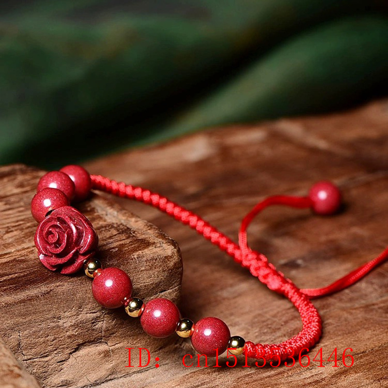 Red Cinnabar Rose Flower Beads - Making Custom Jewelry incelemesi ve fiyatı