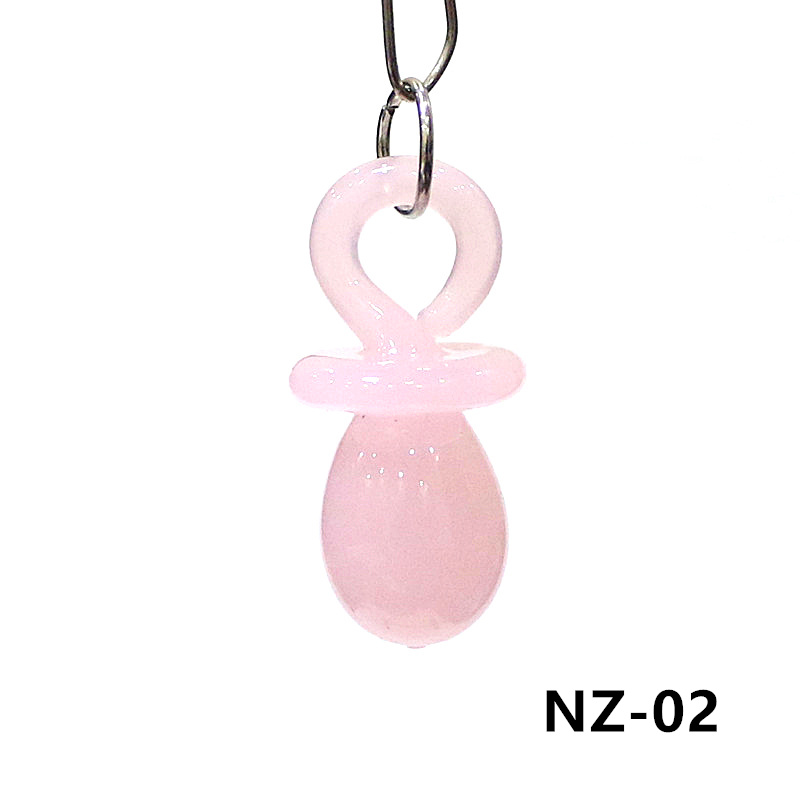 1PC Mini Glass Pacifier Charm  - Jewelry Making For Birthday Party incelemesi ve fiyatı