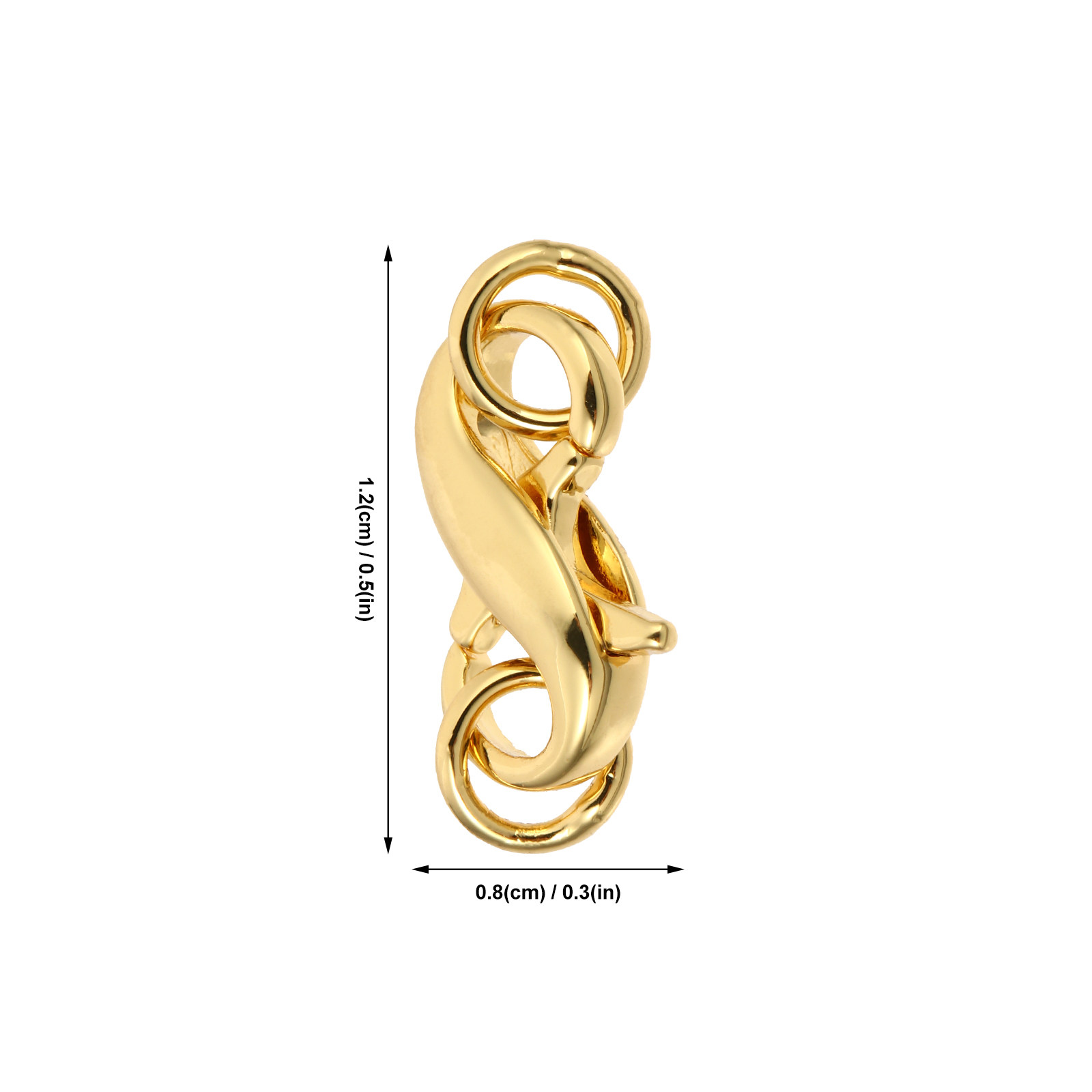 5Pcs Bright Color Metal Lobste - Jewelry Making Charms incelemesi ve fiyatı